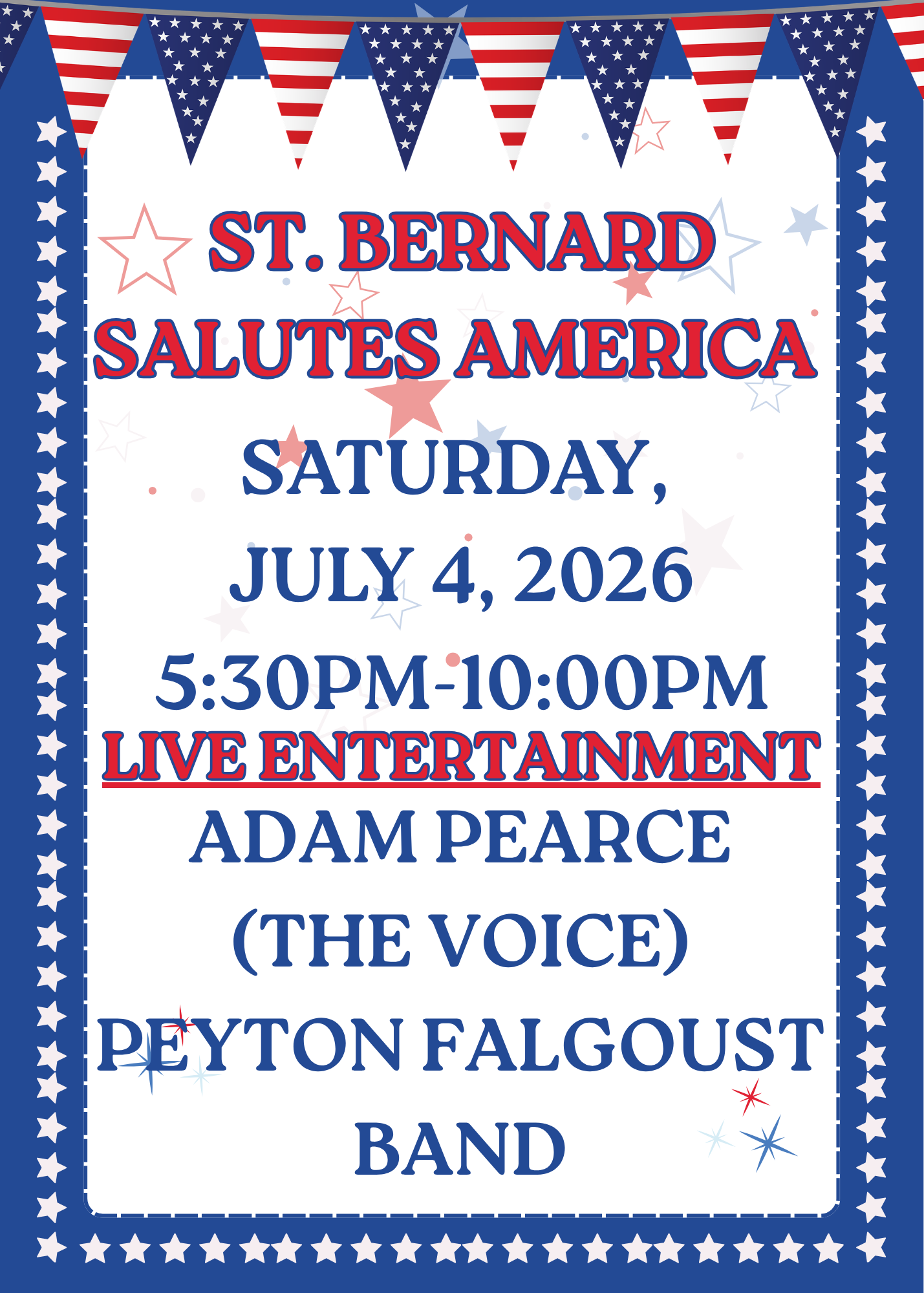 St. Bernard Salutes America